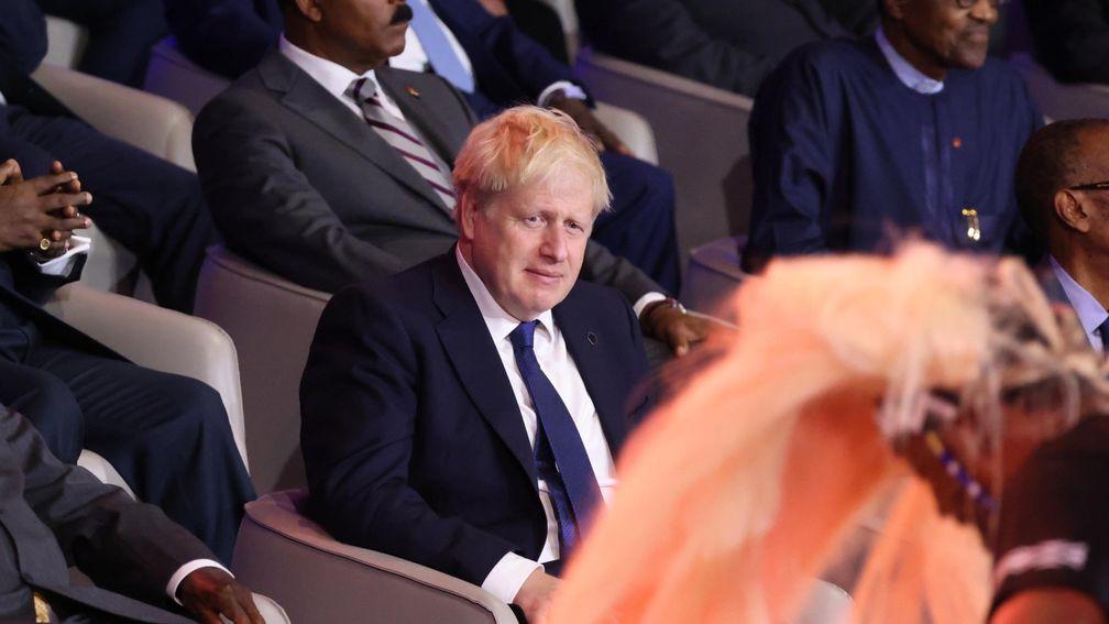 Prime Minister Boris Johnson attended a Commonwealth summit in Rwanda