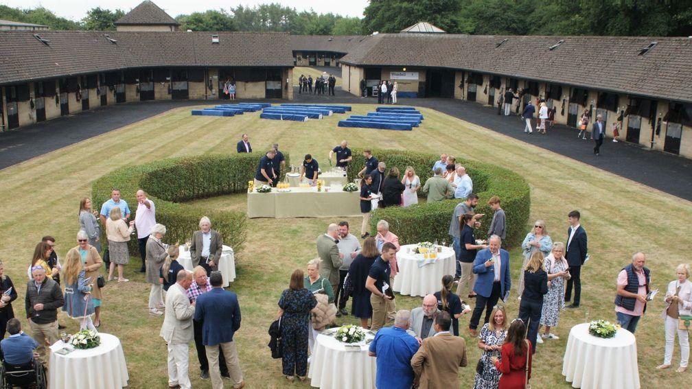 Guests enjoy Jonjo O'Neill's open day over the weekend