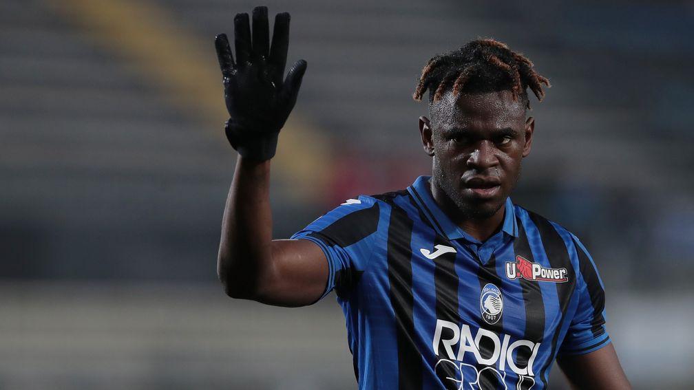Duvan Zapata has scored nine times in all competitions for Atalanta despite missing most of the first half of the season through injury