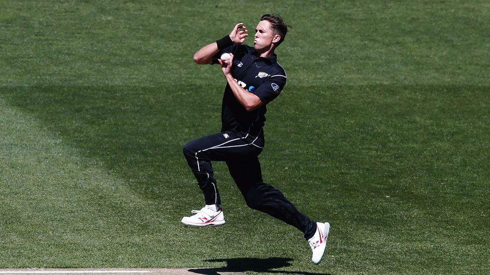 New Zealand bowler Trent Boult poses a major threat to England in Christchurch