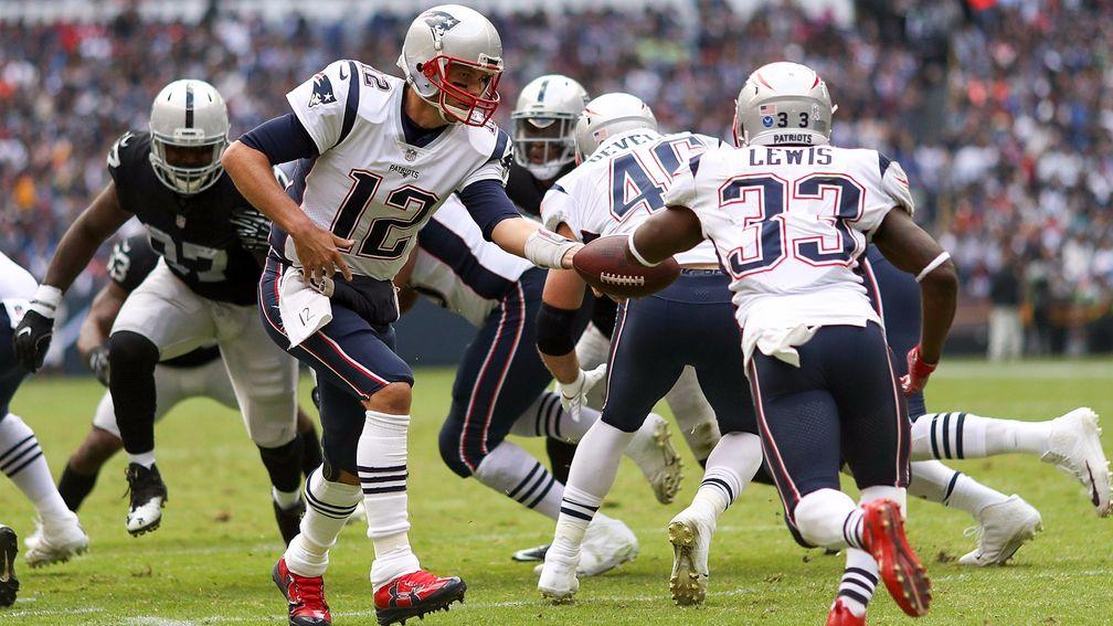 The Patriots won their eighth game of the season against the Raiders