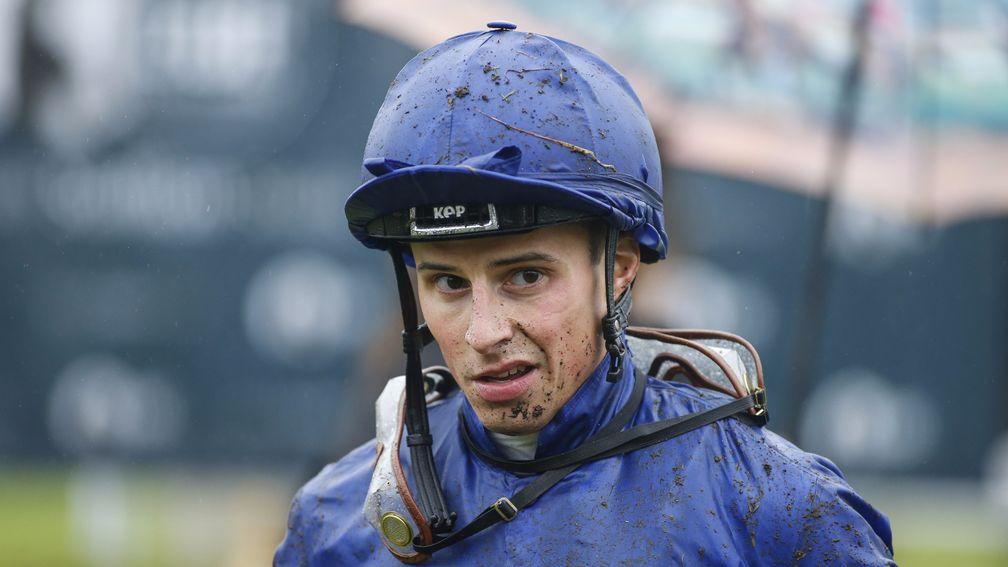 CHICHESTER, ENGLAND - AUGUST 02:  William Buick poses on day two of the Qatar Goodwood Festival at Goodwood racecourse on August 2, 2017 in Chichester, England. (Photo by Alan Crowhurst/Getty Images)