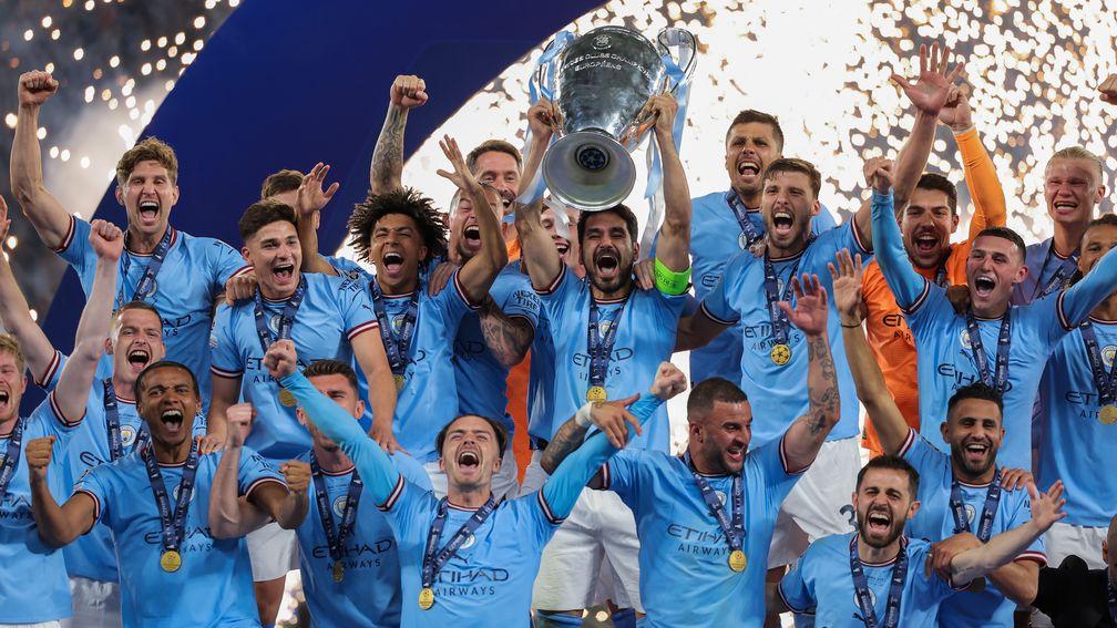 Manchester City are hot favourites to retain the Champions League