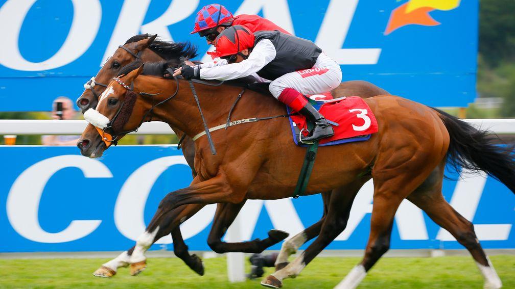 Frankie Dettori got the best out of Falcon Eight at Sandown in 2019