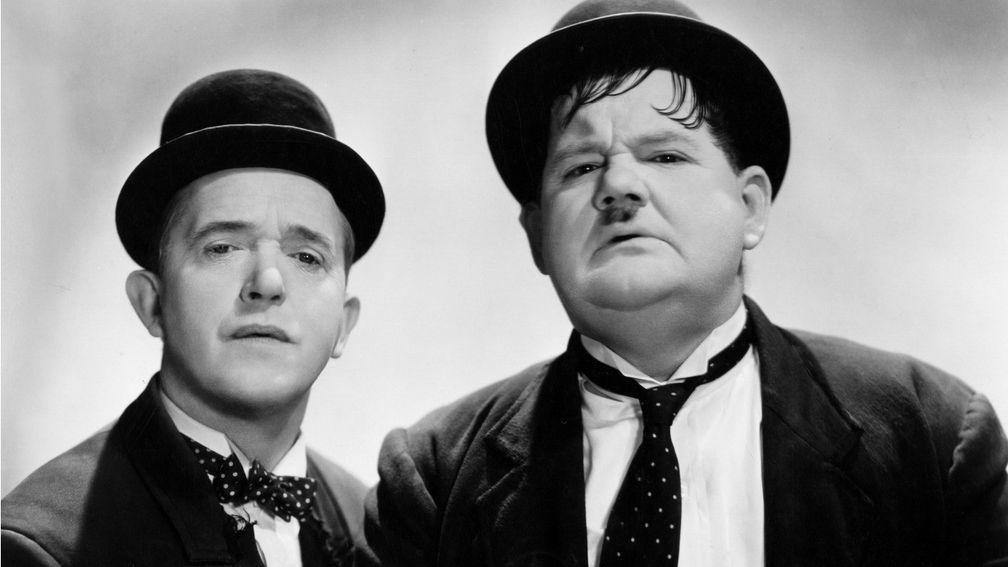 Stan Laurel and Oliver Hardy often ended up in a mess