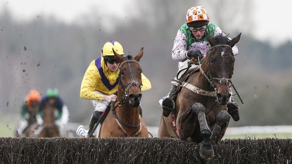 Not Another Muddle (right): the Gary Moore-trained runner is now two from two over fences