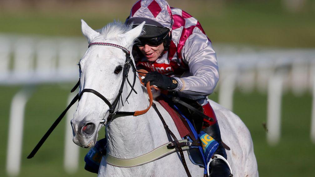 Smad Place: the former top steeplechaser is now being retrained by Alan King's secretary Charlotte Burke