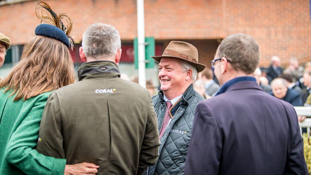 Colin Tizzard is all smiles during the Goffs UK Aintree Sale