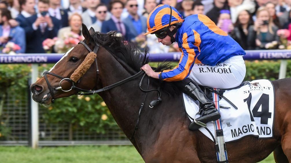 Magic Wand: landed the Seppelt Mackinnon Stakes under Ryan Moore