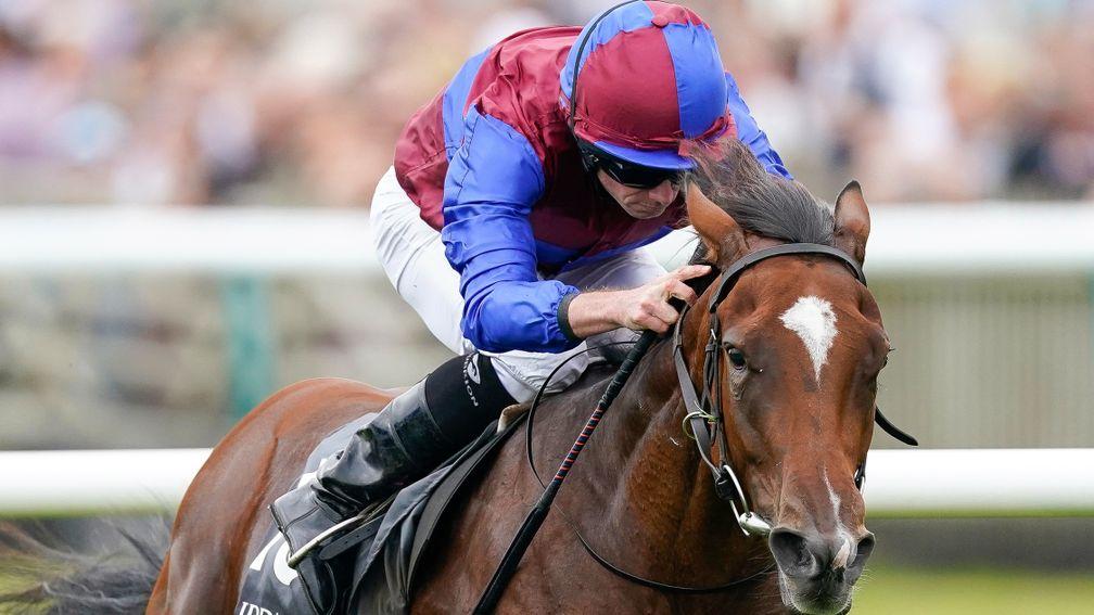 Ryan Moore and Tenebrism power home to win the Cheveley Park Stakes at Newmarket