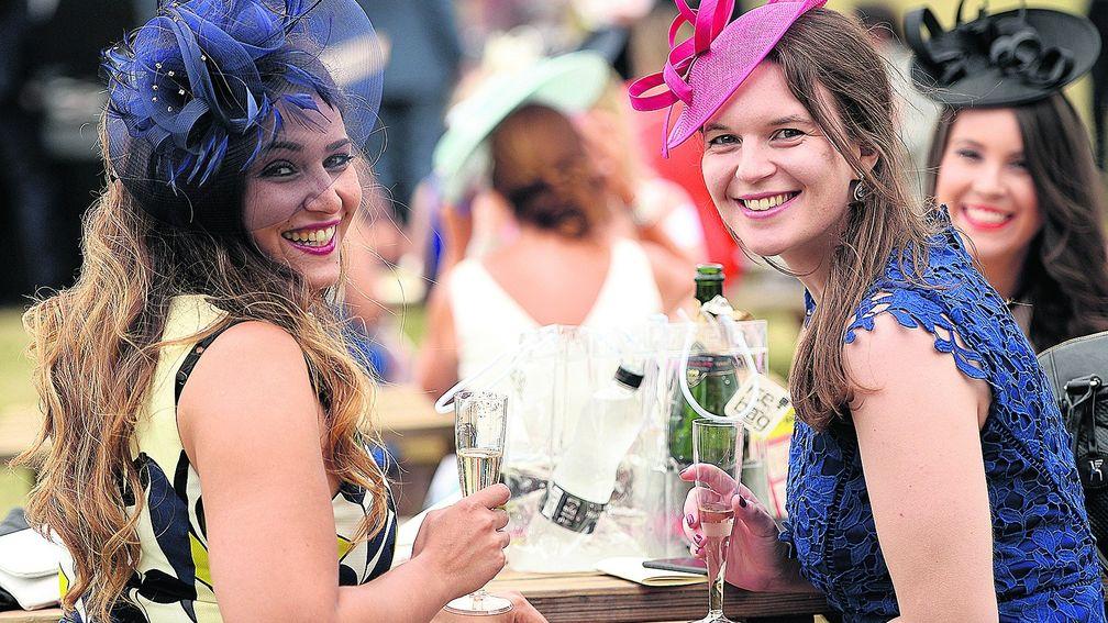 Racegoers in the Royal Ascot village, trumpeted as a great tradition before it had started