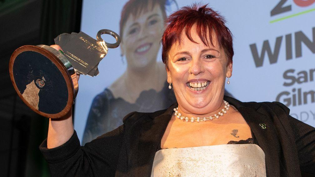 Sandra Gilmartin celebrates winning the Betting Shop Manager of the Year award for 2019