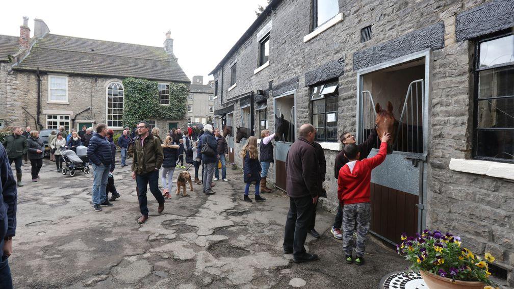 Chris Fairhurst's open day at his Glasgow House Stables proves popular