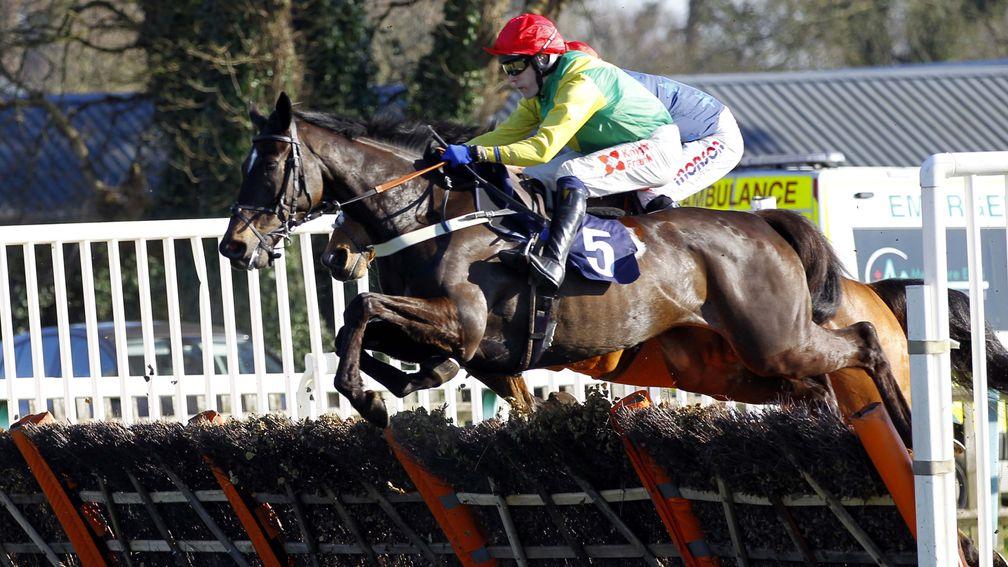 Vision Des Flos and Tom Scudamore win the National Spirit Hurdle at Fontwell