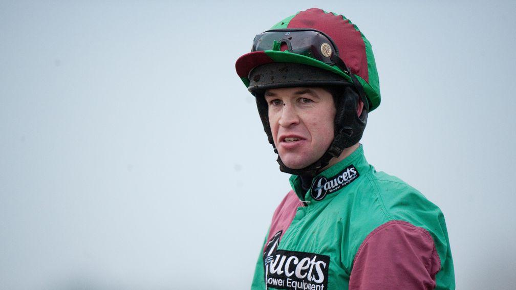 Robbie Dunne: suffered a luckless unseat from Red Hot Chilly at Uttoxeter