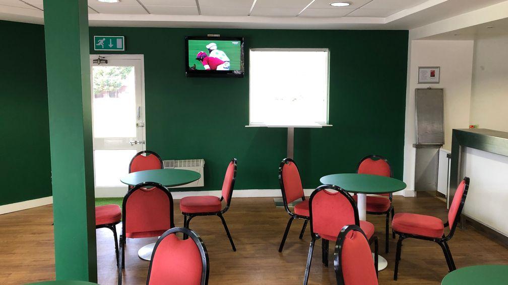 A new room at Nottingham racecourse offering racegoers a quieter environment