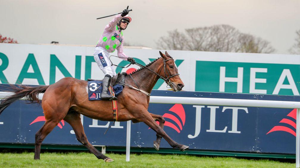MIN (Ruby Walsh) wins at AINTREE 5/4/19 Photograph by Grossick Racing Photography
