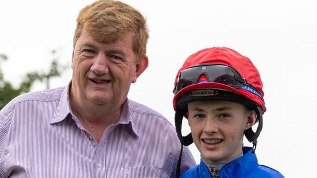 Paddy Hanlon: rode his first winner under rules for his father Shark at Worcester