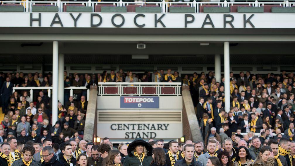 Haydock: will be able to use the site for racing again once the sport resumes