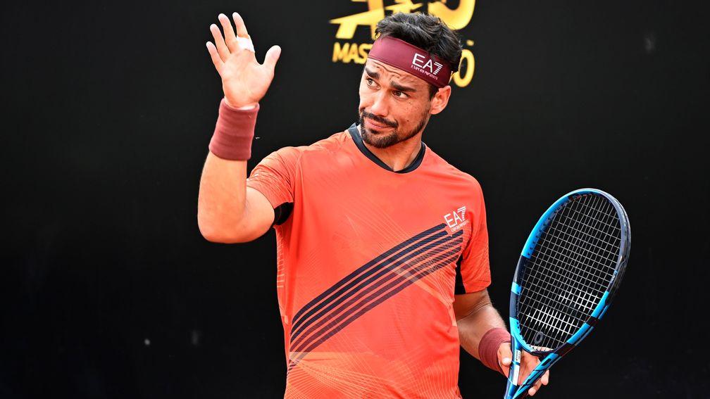 Fabio Fognini is one of a few players who could capitalise should Rafael Nadal not be at his brilliant best in Paris