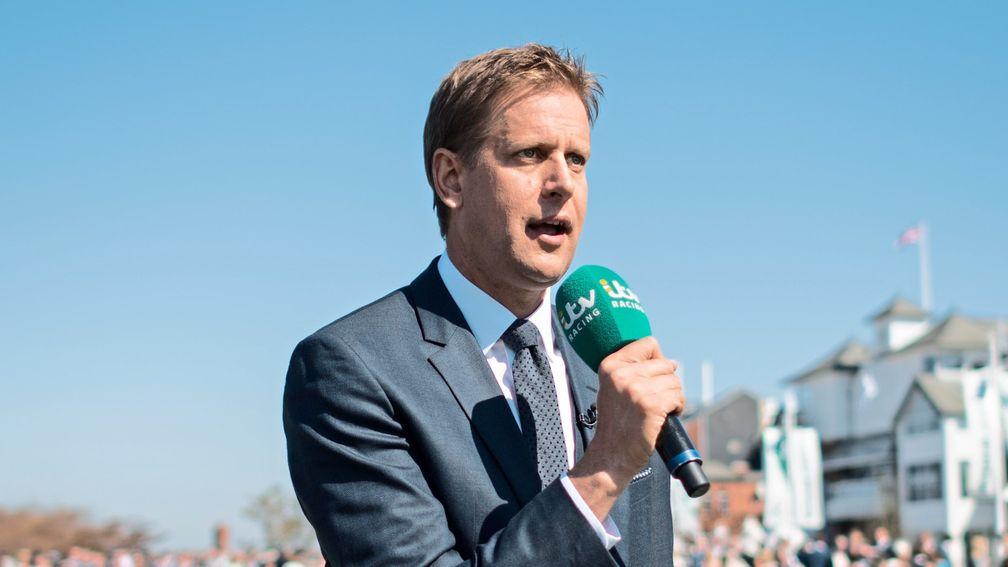 Ed Chamberlin: lead presenter for ITV Racing has spoken out about intrusive affordability checks