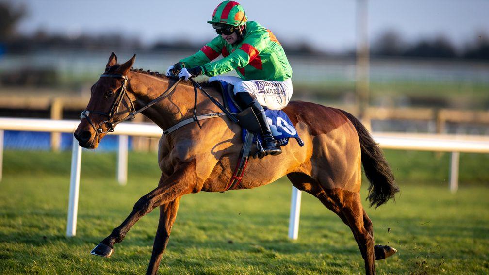 Westport Cove: Patrick Mullins completed his father's treble on the newcomer