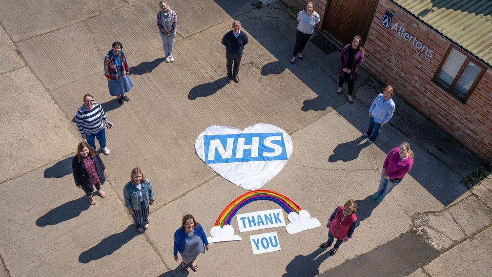 Allertons: efforts are being appreciated by NHS staff