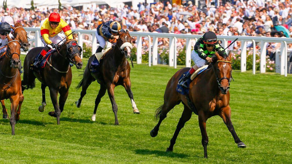 Lady Aurelia outstrips her rivals in the King's Stand Stakes at Royal Ascot
