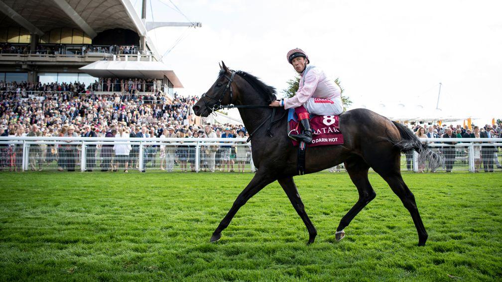 Too Darn Hot was last seen winning the Sussex Stakes