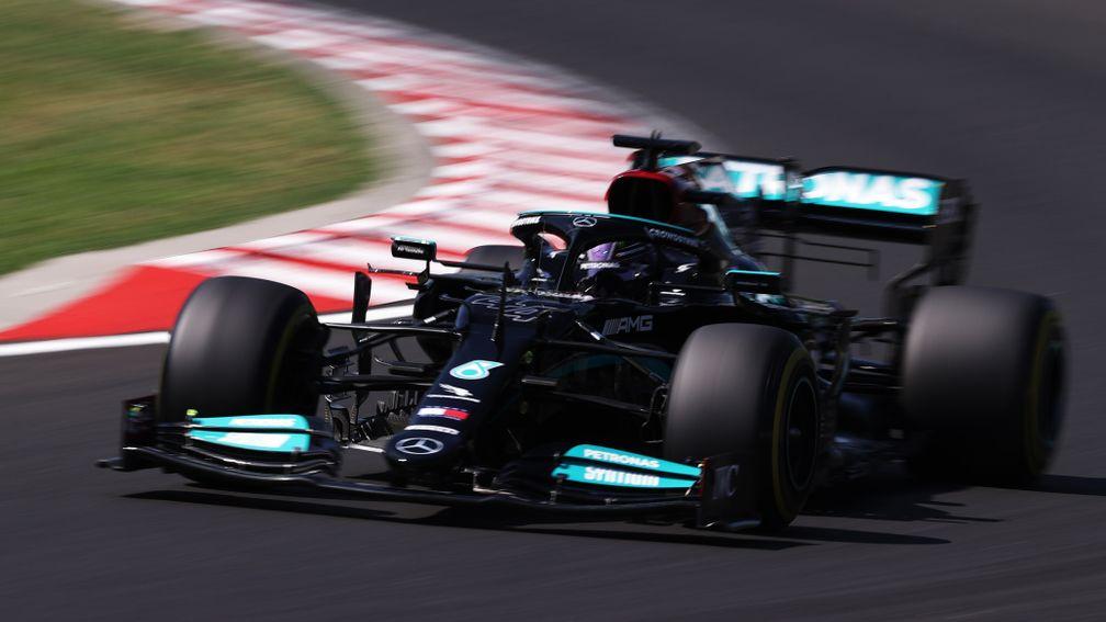 Lewis Hamilton is eight points behind Max Verstappen in the championship