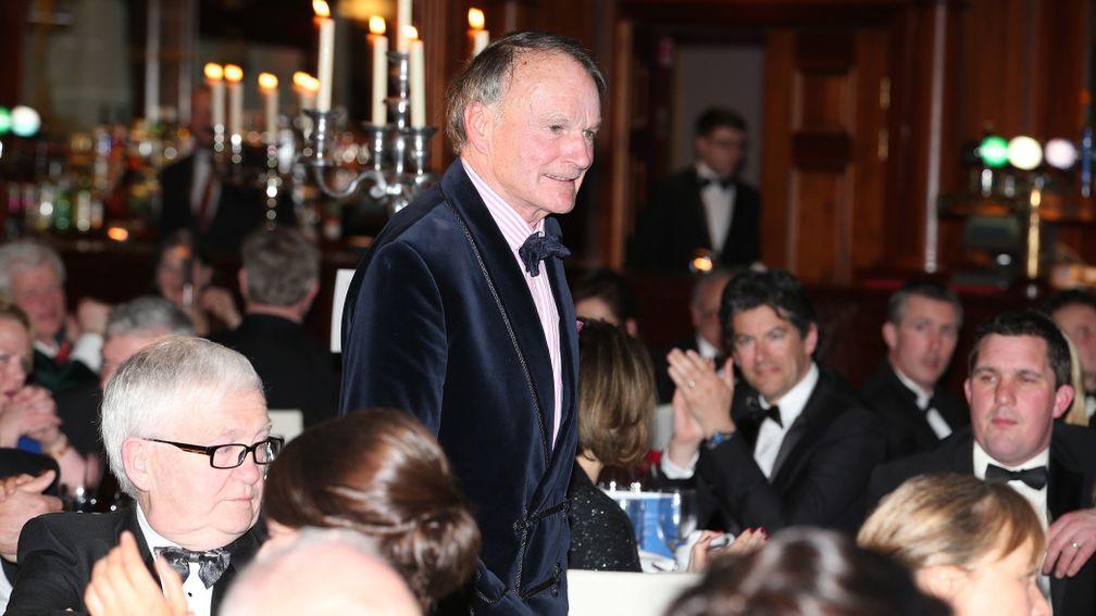 Jerry O'Brien at the ITBA awards ceremony, where we was honoured for National Hunt achievement