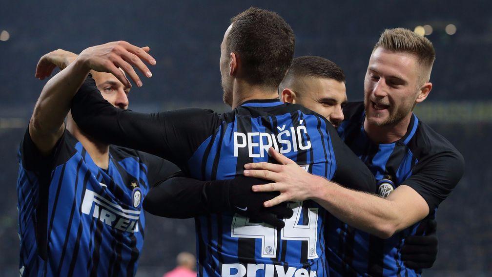 Inter should have plenty to celebrate at the San Siro