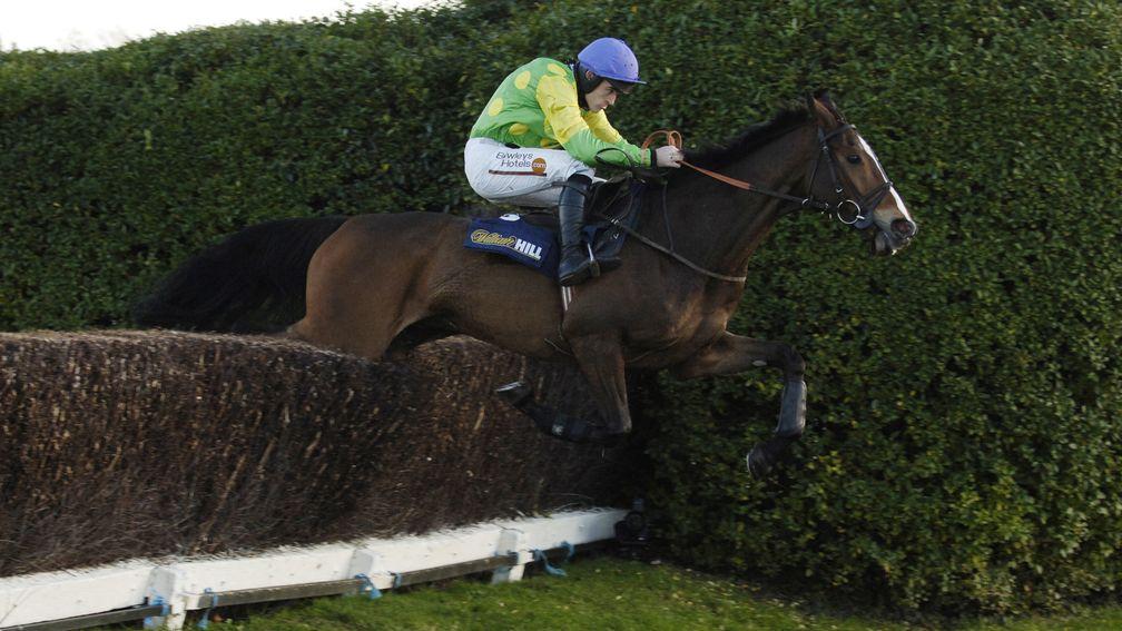 Kauto Star jumps the last under Ruby Walsh to win his second Tingle Creek Chase in 2006