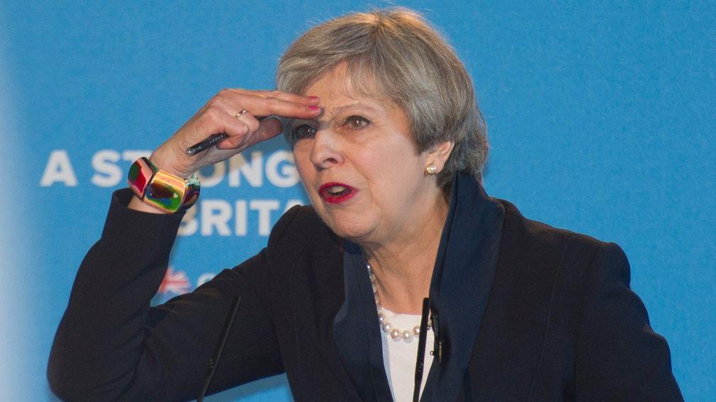 Theresa May: unlikely to get support from DUP on FOBT stance