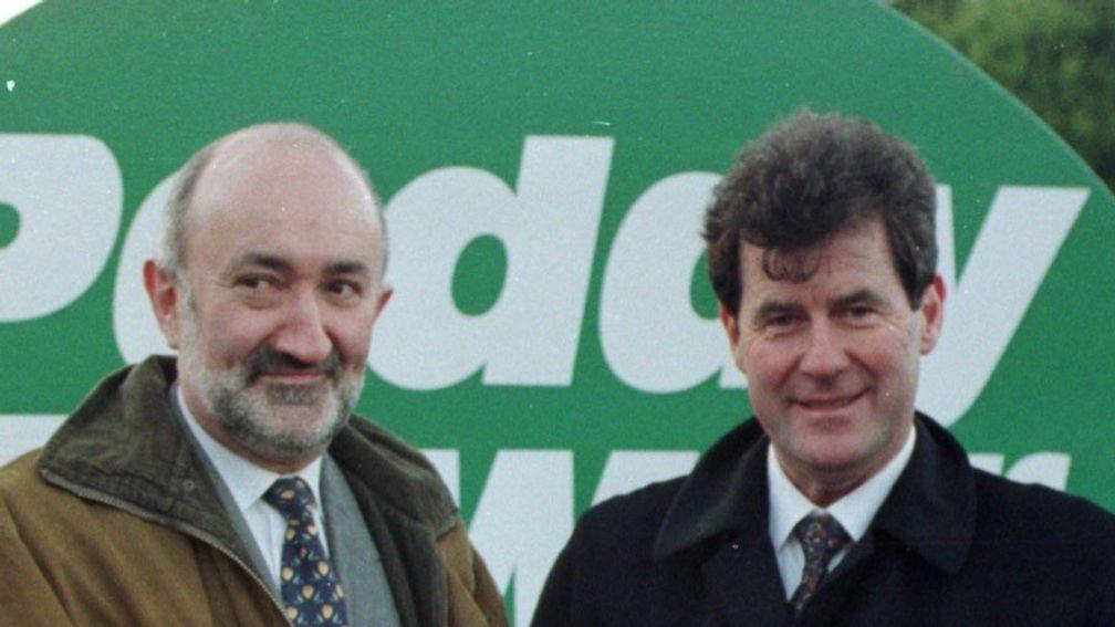 Stewart Kenny (left, with JP McManus): driving force in growth of Paddy Power