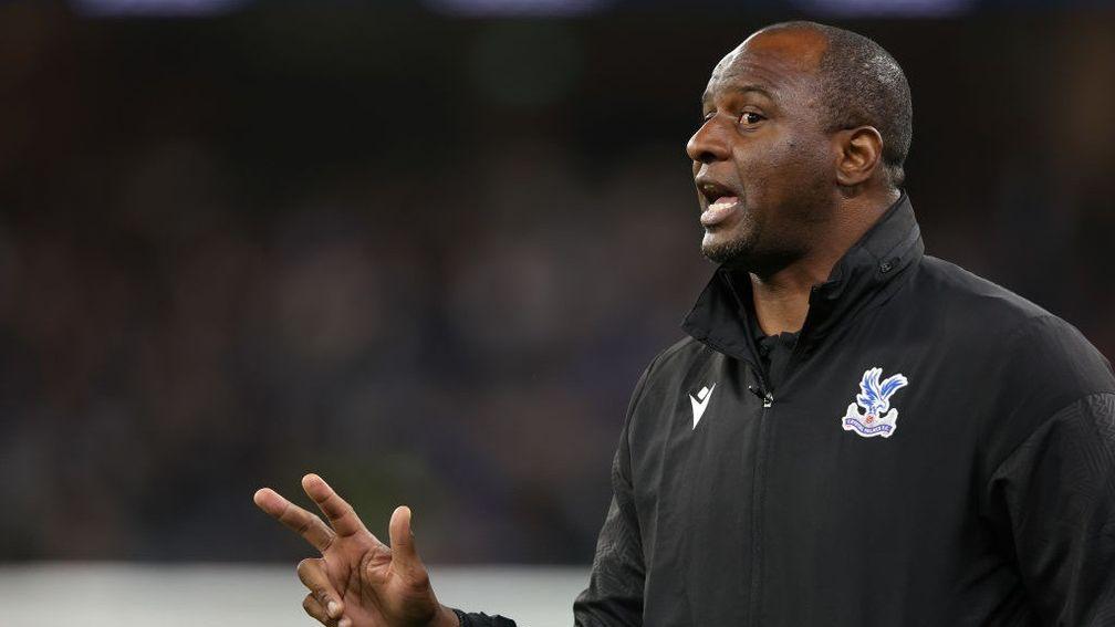 Patrick Vieira was unimpressed by Palace's home defeat to Fulham