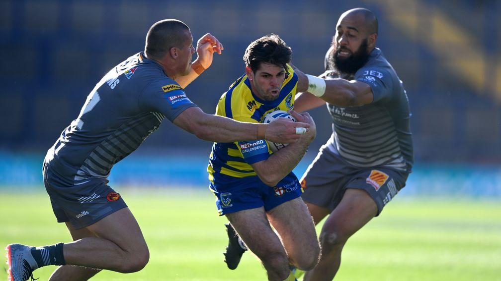 Jake Mamo is Warrington's top tryscorer with 14 in Super League this season
