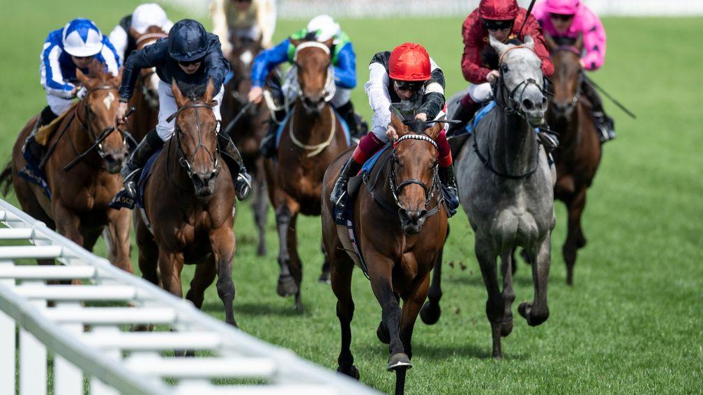 Not for catching: same result in the Ribblesdale at Royal Ascot as Star Catcher proves too strong for Fleeting