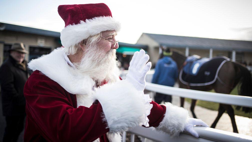 Santa Claus shows his face at Tramore racecourse