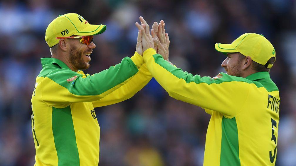 David Warner (left) and Aaron Finch are a formidable opening pair for Australia