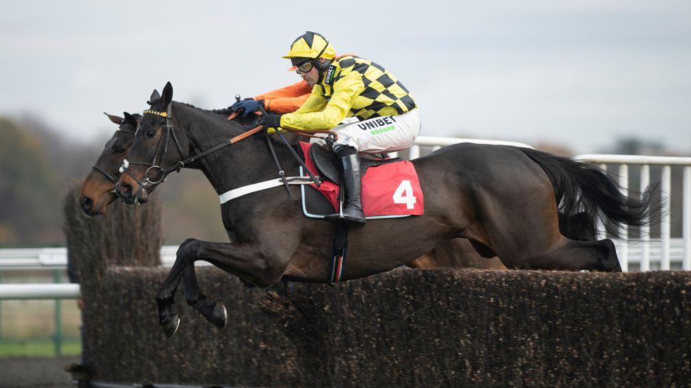 Shishkin: star novice was ridden by Rob James to win a Lingstown point-to-point in November 2018