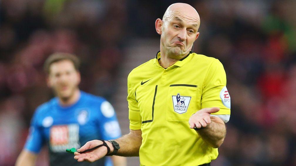 Experienced ref Roger East may well enjoy a quiet afternoon at Wembley