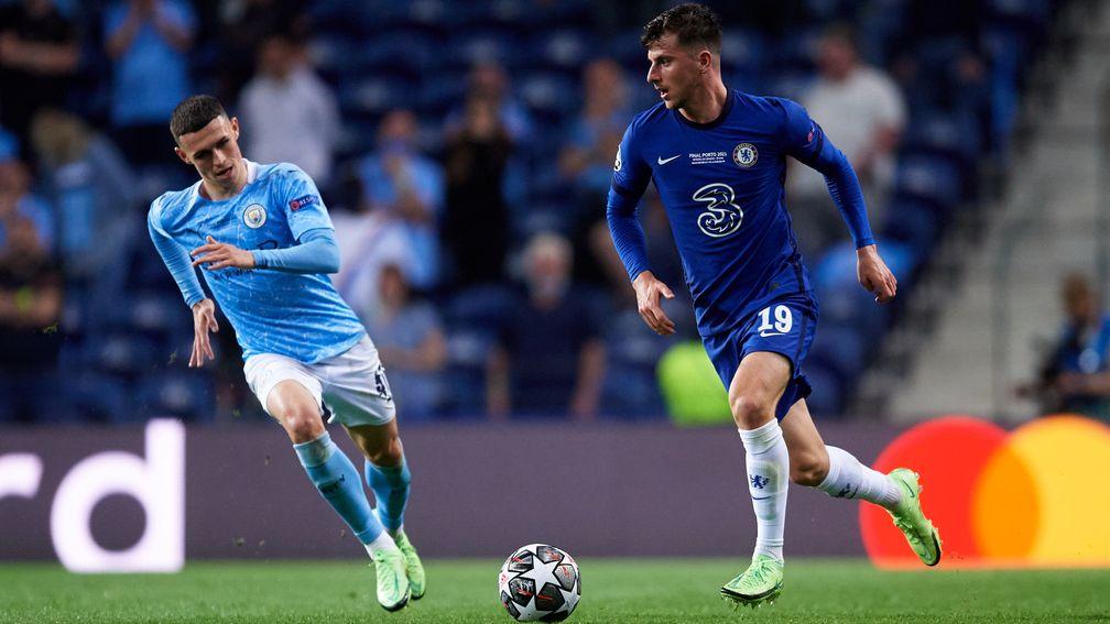 England's Phil Foden (left) and Mason Mount featured in the Champions League final