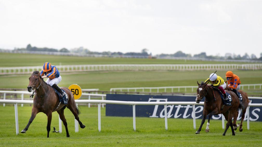Hermosa and Ryan Moore are too good for Pretty Pollyanna and co in the Irish 1,000 Guineas