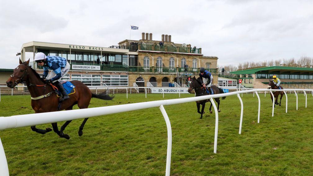 The last racing in Scotland was staged behind closed doors at Kelso in March