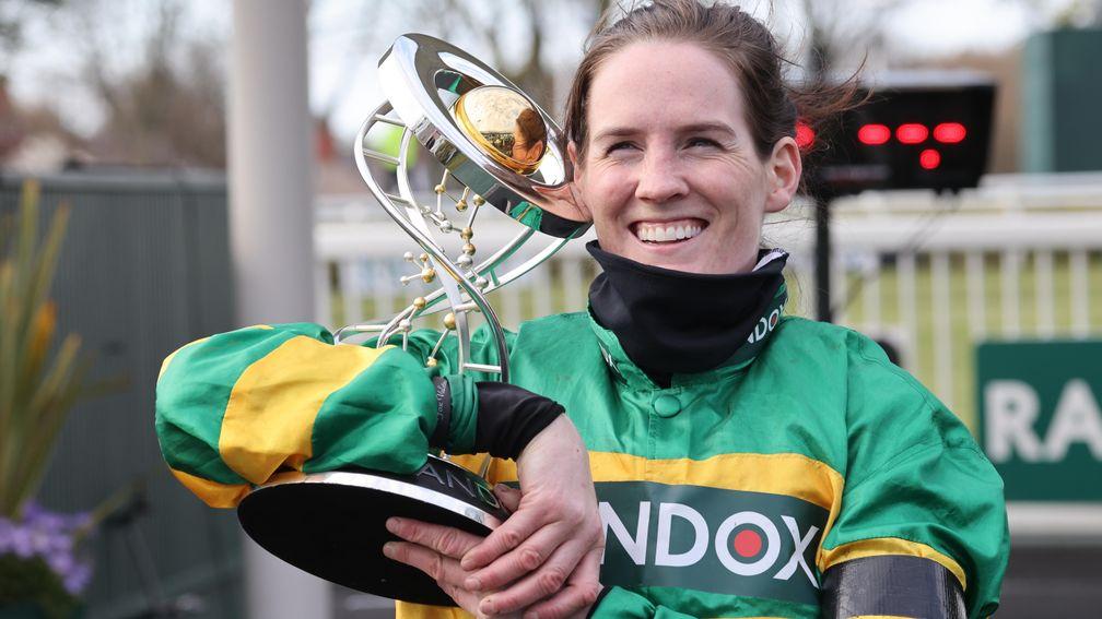 Rachael Blackmore: made history aboard Minella Times at Aintree on Saturday