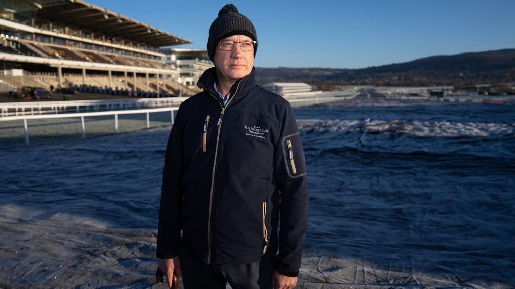 Cheltenham clerk of the course Jon Pullin: 'This was another consecutive night of frost and there would've been no guarantee that we would've got today on'