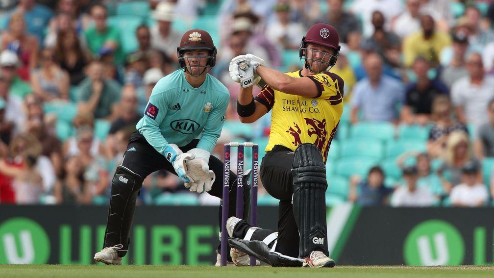 Somerset's Corey Anderson hits out against Surrey