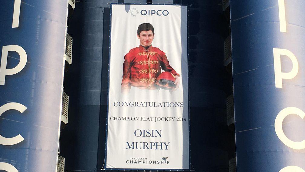 Oisin Murphy will be crowned champion jockey at Ascot on Saturday