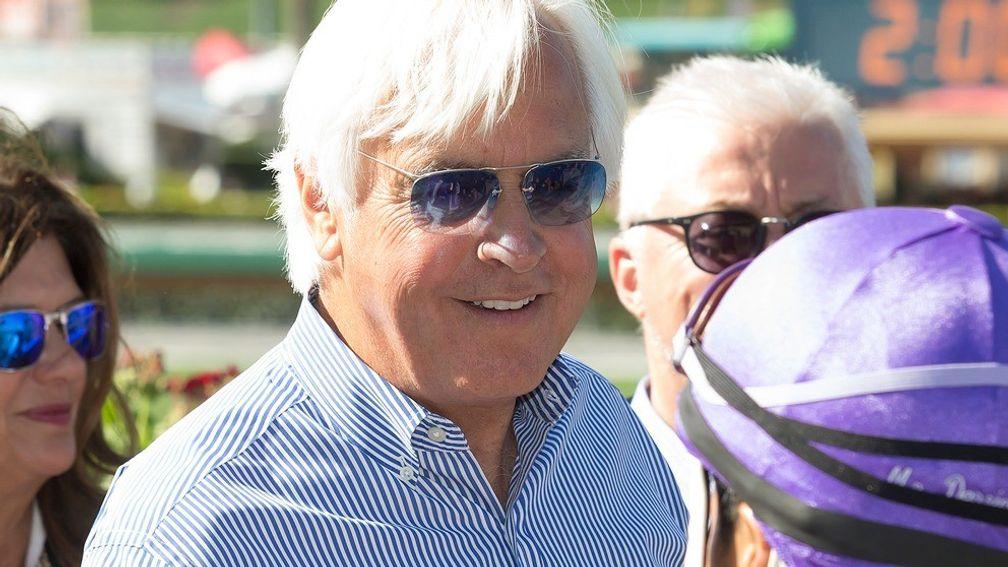 Bob Baffert: even without his 'big three' of Arrogate, Collected and West Coast, holds a strong hand in the Awesome Again Stakes with Cupid and Mubtaahij
